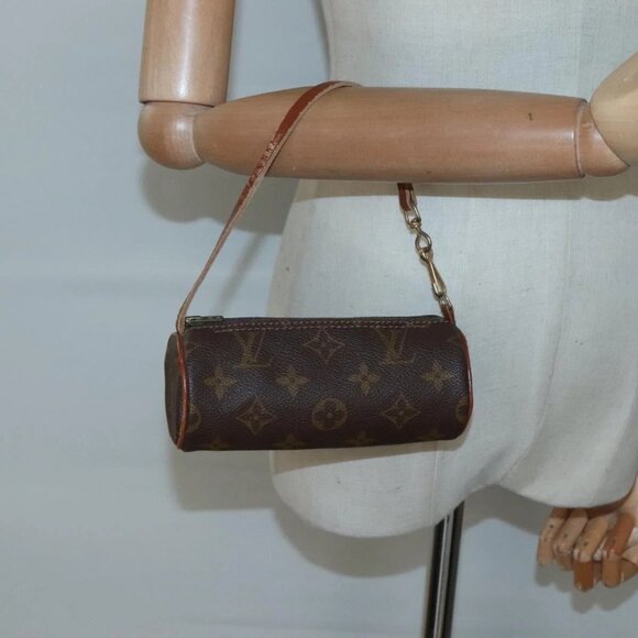 LOUIS VUITTON Monogram Papillon Pouch LV Auth - Picture 1 of 16